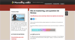 Desktop Screenshot of mastering-addict.com
